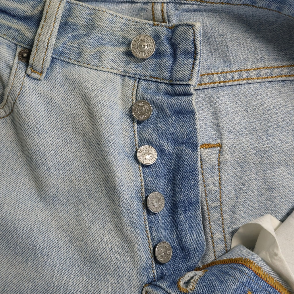 DIESEL(ディーゼル) 1996 D-Rise Relaxed Jeans ダメージ加工 ワイドデニムパンツ インディゴ 09E25