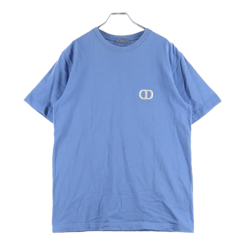 Christian Dior(クリスチャンディオール) CDicon CDアイコン クルーネック 半袖Tシャツ ライトブルー 943J605A0554