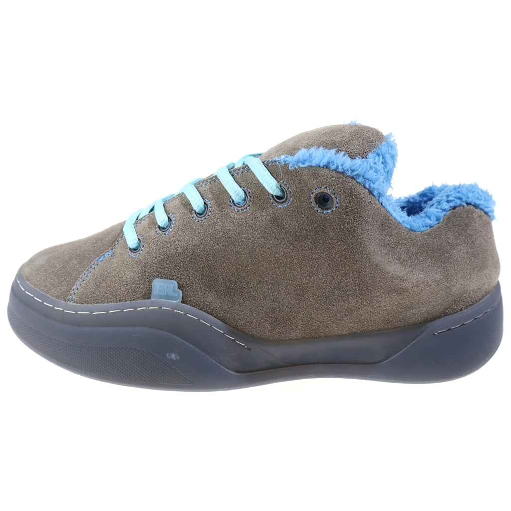 ERL(イーアールエル) SUEDE VAMP SKATE SNEAKER スエード ヴァンプ スケートスニーカー チャコールグレー