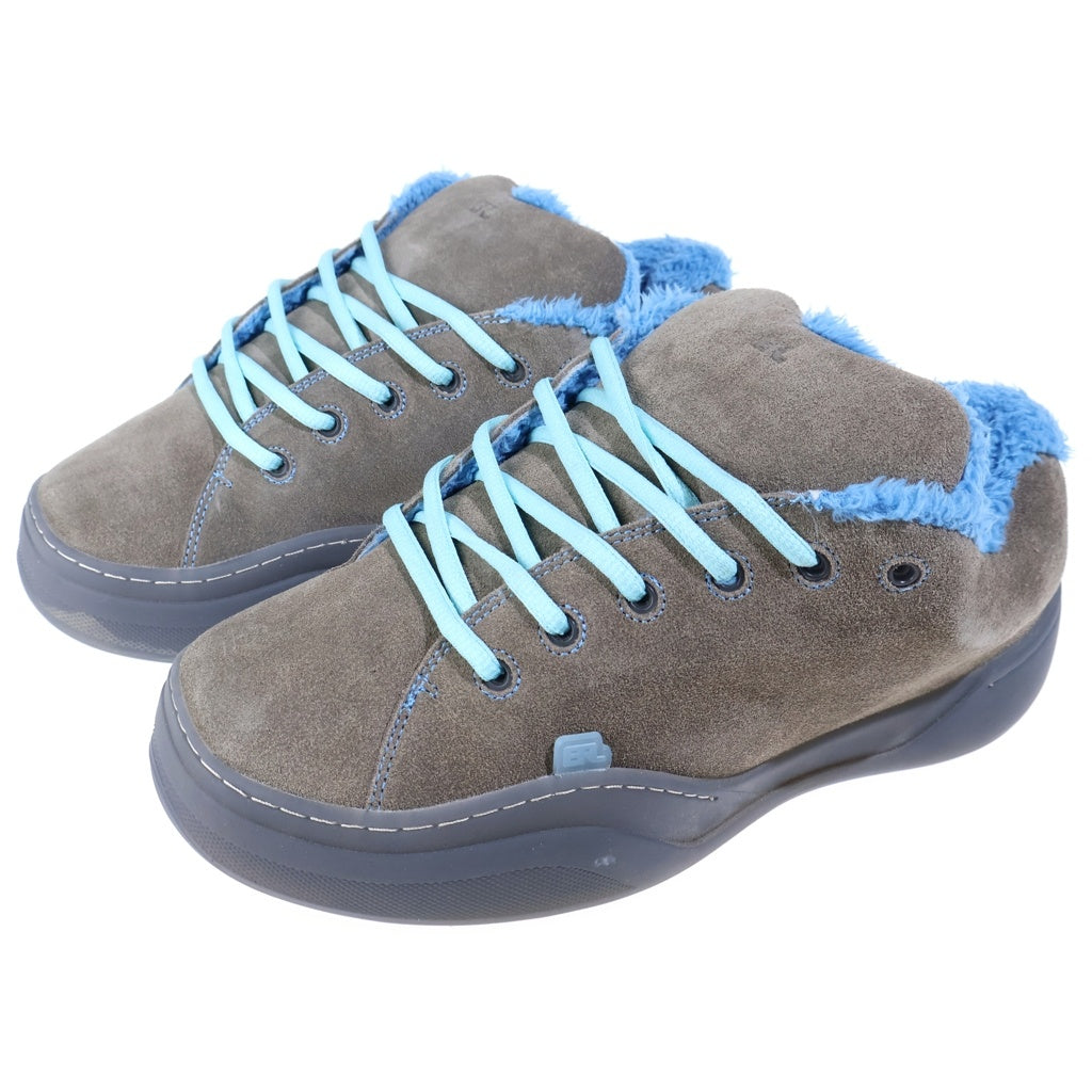 ERL(イーアールエル) SUEDE VAMP SKATE SNEAKER スエード ヴァンプ スケートスニーカー チャコールグレー