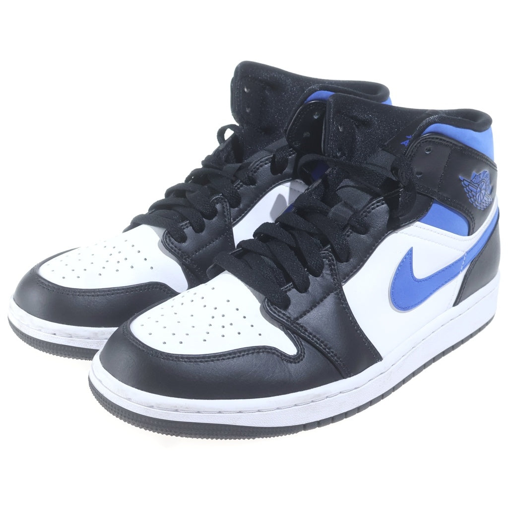 NIKE(ナイキ) AIR JORDAN 1 MID Royal エアジョーダンワン ロイヤル ミッドカットスニーカーブルー/ブラック US9/27cm 554724-140