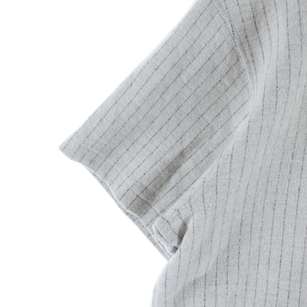 DIOR(ディオール) 22SS Embroidered Plain Weave Knit Short Sleeve エンブロイダード プレイン ウィーブ 刺繍ロゴ ホワイト 213J637A0739