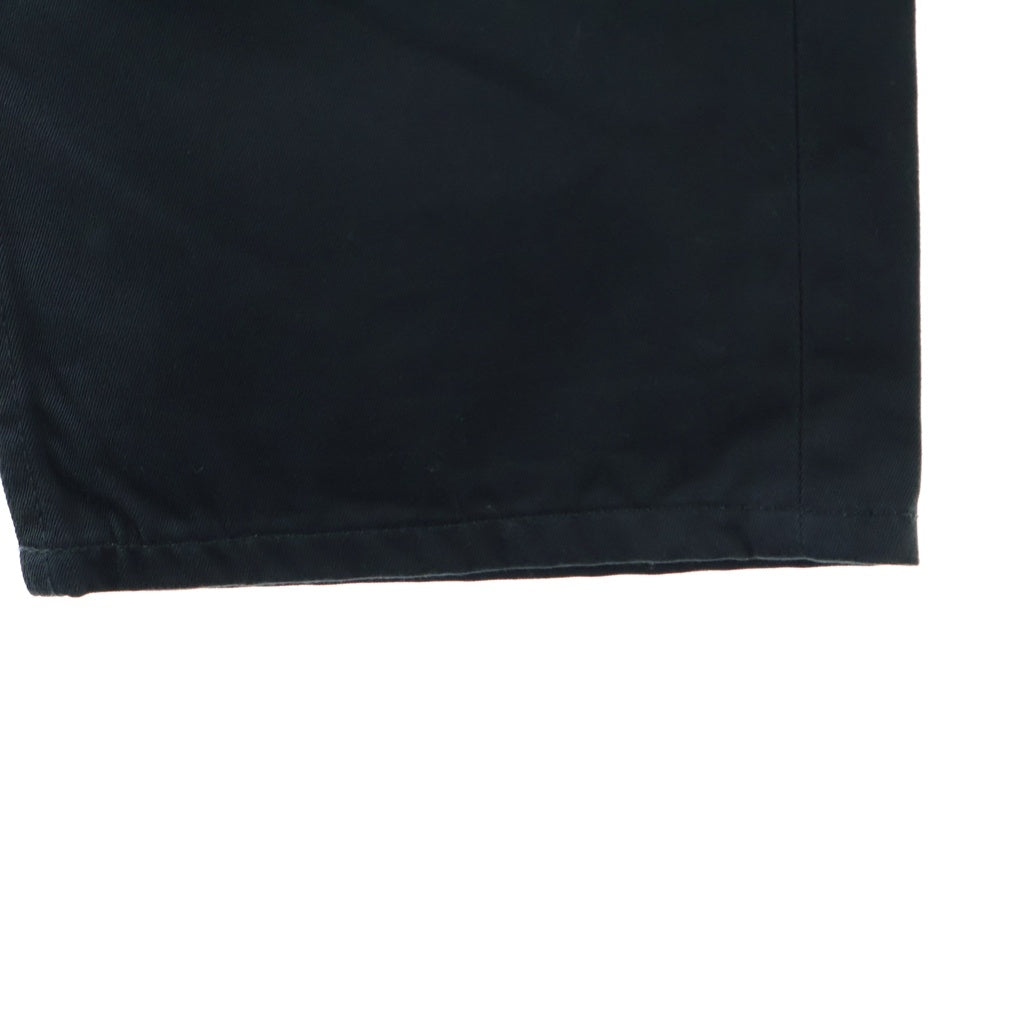 Levi's Fenom(リーバイス フェノム) × Fragment Design サイドジップ付 コットン ストレートパンツ ブラック FMSHT-0007