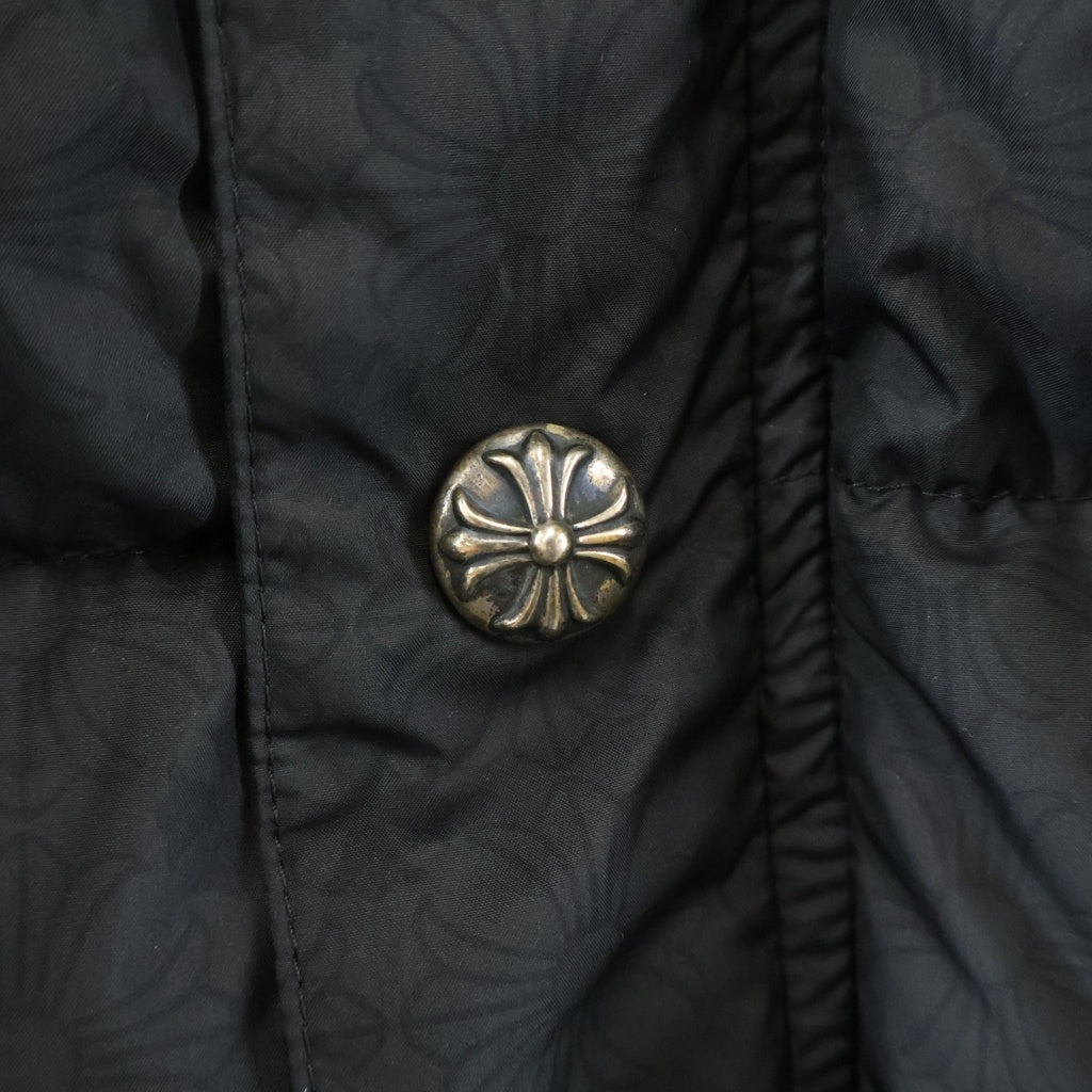 CHROME HEARTS(クロムハーツ) CH Plus Stiff Down Jacket CHプラス スティフ ダウンジャケット クロスボールボタン ダガージップ ブラック