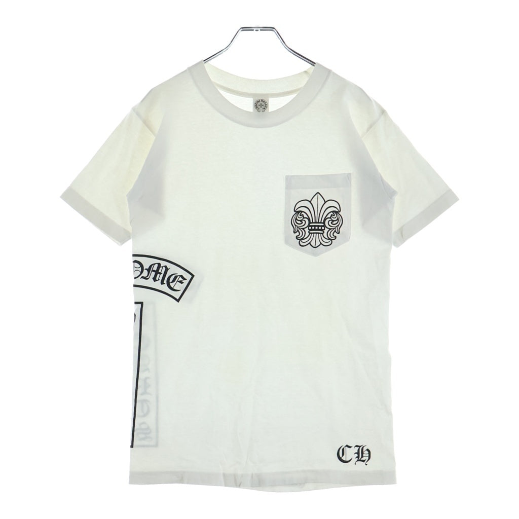CHROME HEARTS(クロムハーツ) OLD S/S オールド BSフレア Tバープリント半袖Tシャツカットソー ホワイト