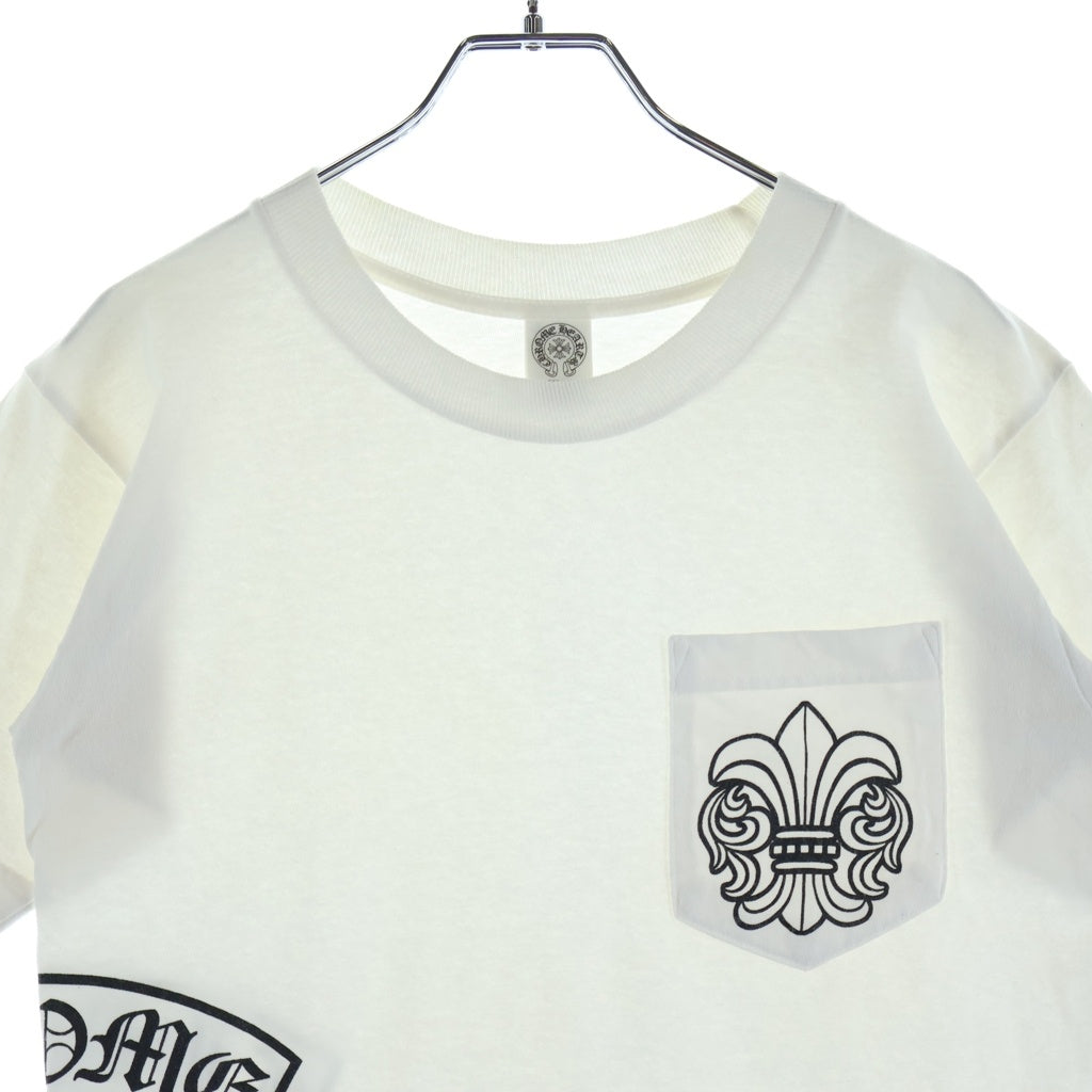 CHROME HEARTS(クロムハーツ) OLD S/S オールド BSフレア Tバープリント半袖Tシャツカットソー ホワイト