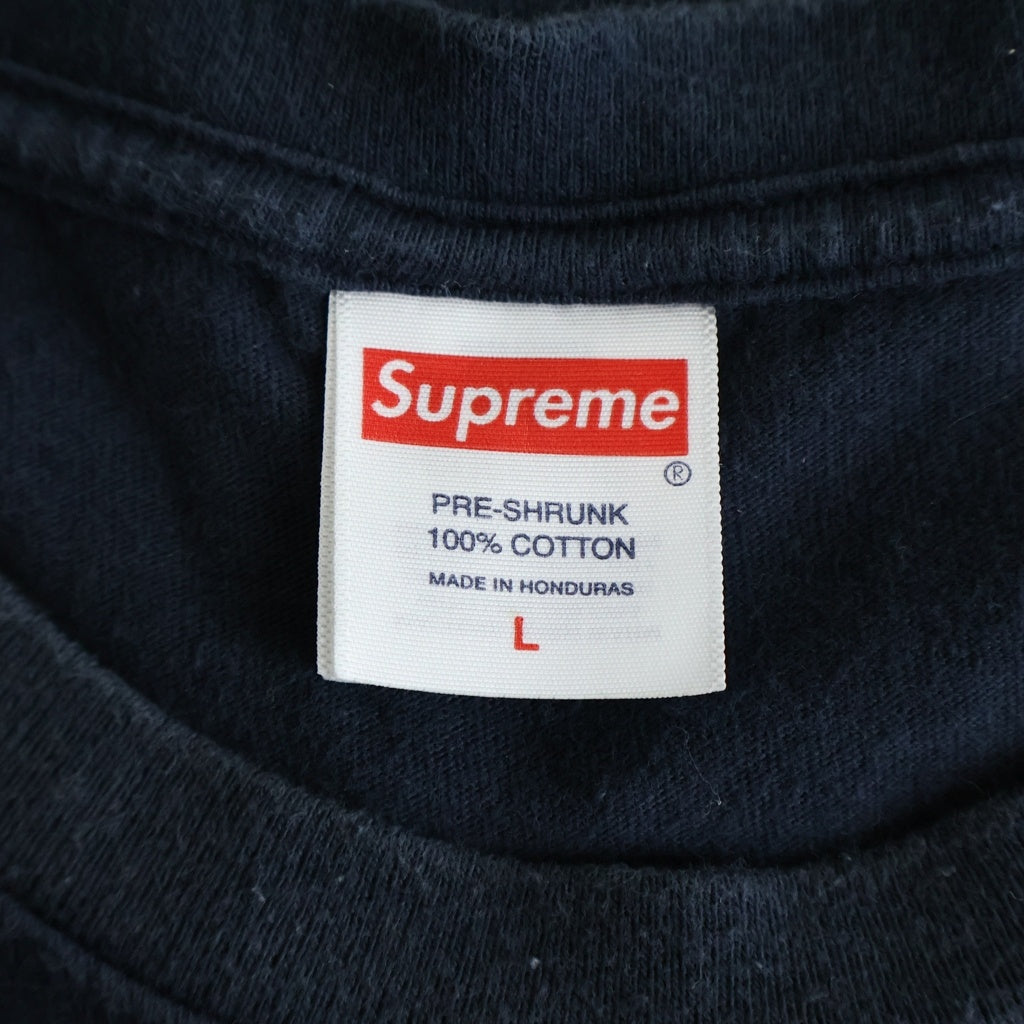 SUPREME(シュプリーム) 24AW Tera Patrick Tee テラパトリック 半袖Tシャツ フロントプリント ショートスリーブカットソー ネイビー