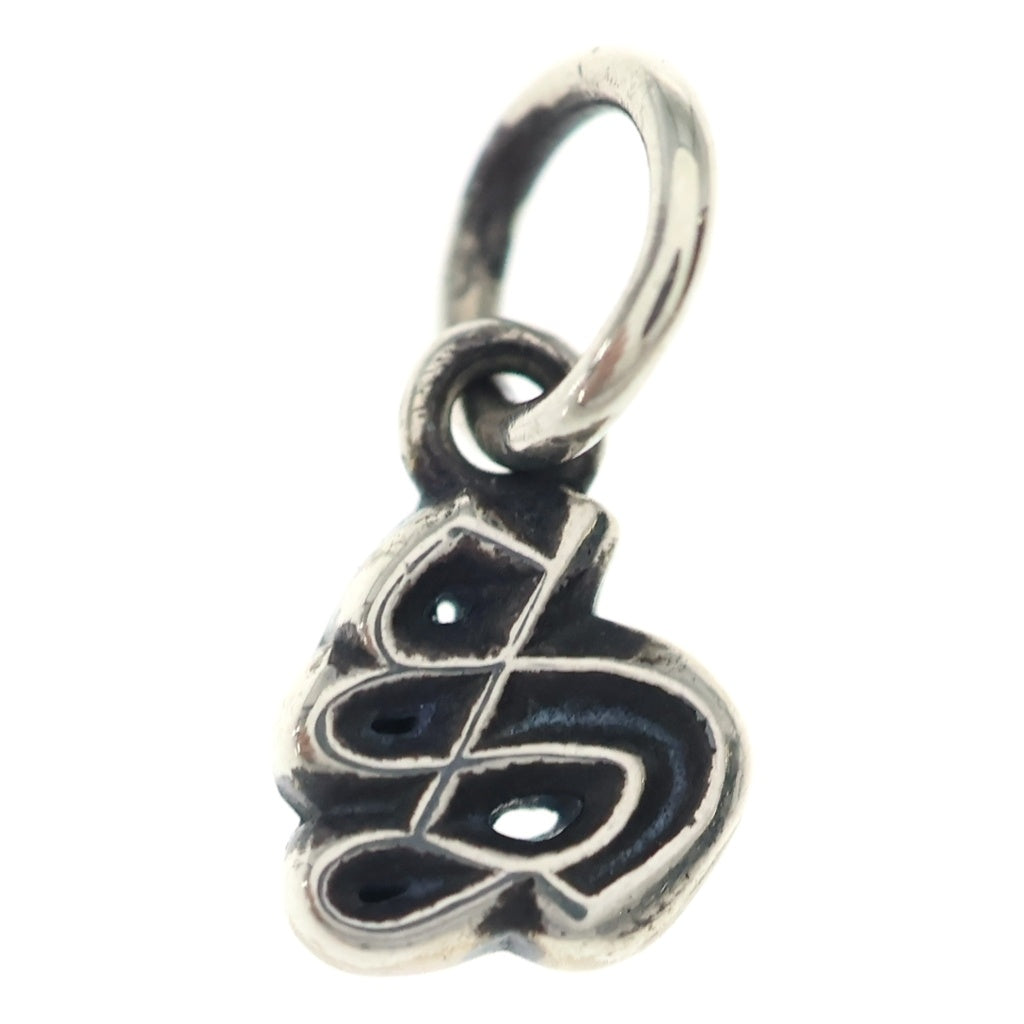 CHROME HEARTS(クロムハーツ) STACK ALPHABET アルファベットスタックチャーム Sイニシャル シルバーネックレストップ