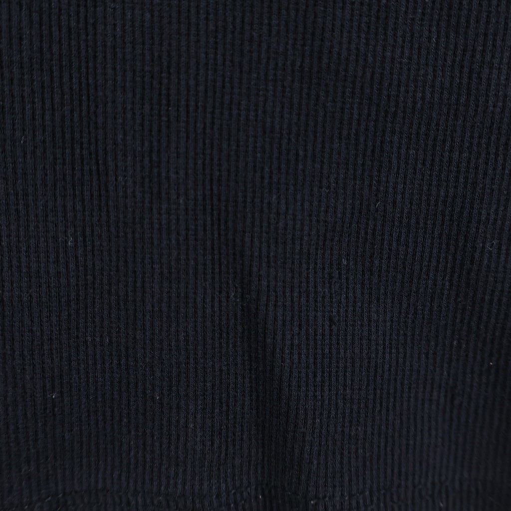 MARINE SERRE(マリーン セル) 胸ロゴ刺繍 ノースリーブカットソー タンクトップ ブラック