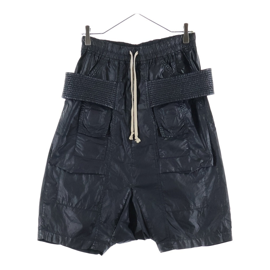 Rick Owens DRKSHDW(リックオウエンス ダークシャドウ) CARGO PODS カーゴポッズ サルエルハーフパンツ ブラック DU3376