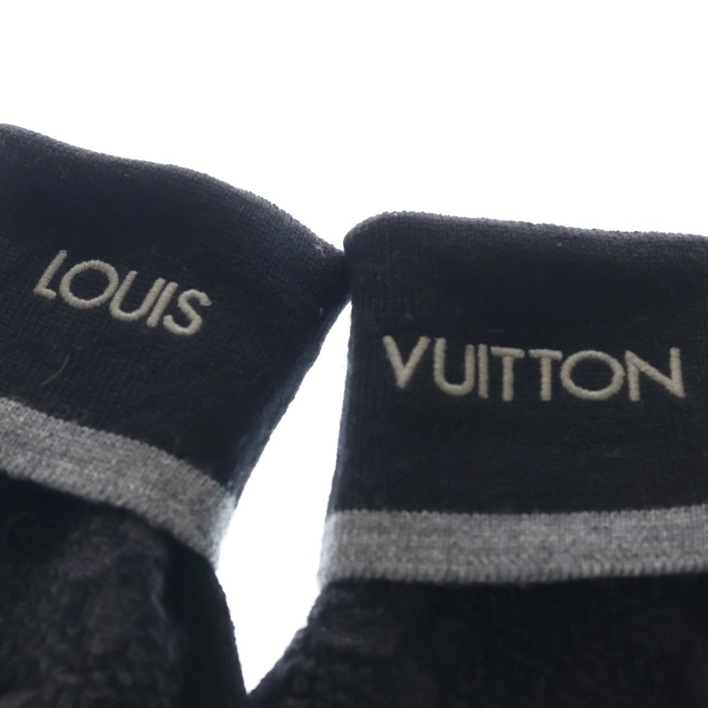 LOUIS VUITTON(ルイヴィトン) ゴン マイ モノグラム エクリプス 手袋 ウール ブラック M73470 レディース