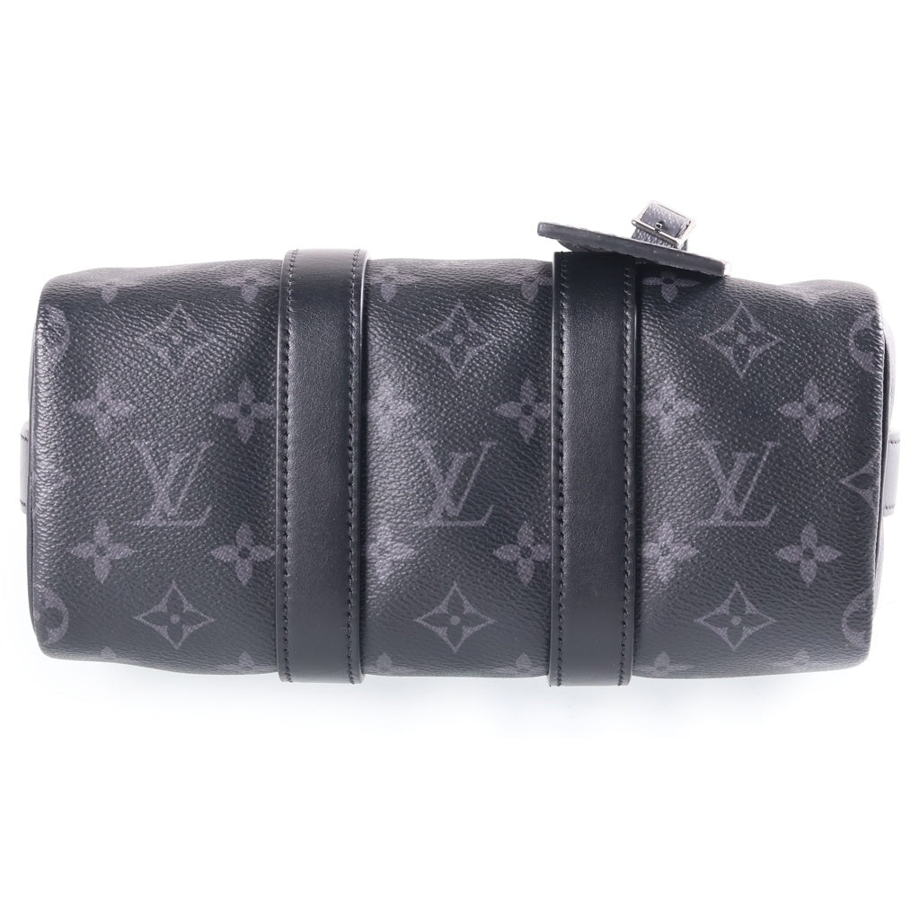 LOUIS VUITTON(ルイヴィトン) モノグラムエクリプス シティキーポル 2WAYバッグ ハンドバッグ ショルダーバッグ ブラック レザー×PVC M45936