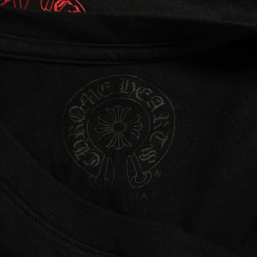 CHROME HEARTS(クロムハーツ) Multi Color Horseshoe S/S T-shirt マルチカラー ホースシュー クルーネック半袖Tシャツカットソー ブラック