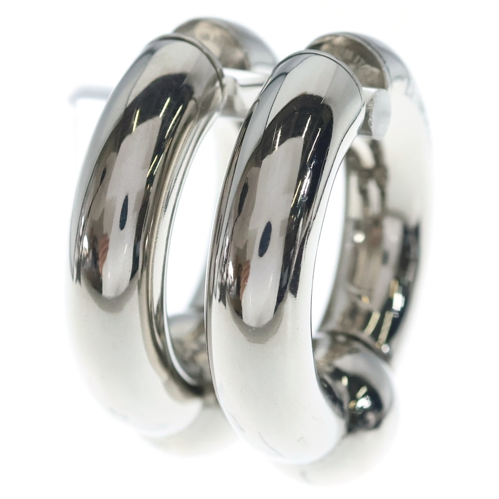 BALENCIAGA(バレンシアガ) MEGA HOOP メガフープ イヤリング ピアス シルバー レディース