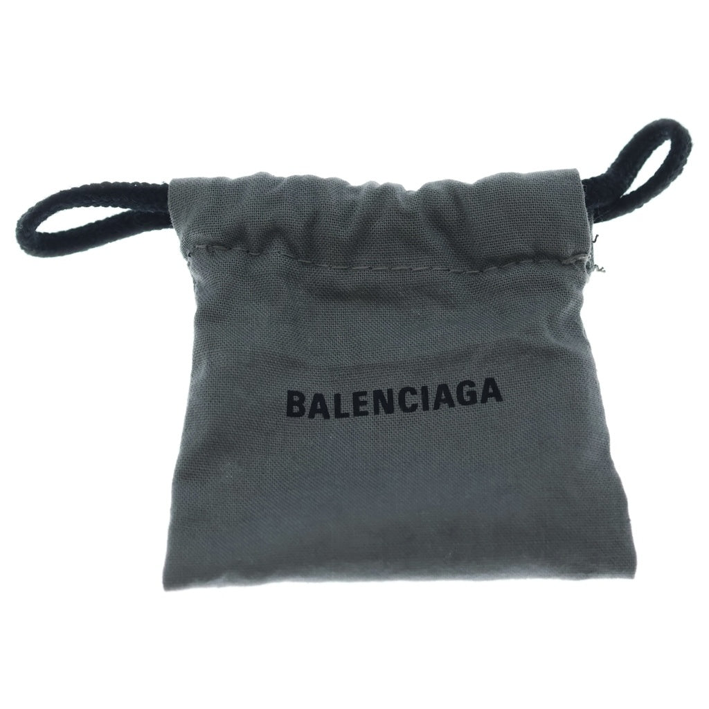 BALENCIAGA(バレンシアガ) MEGA HOOP メガフープ イヤリング ピアス シルバー レディース