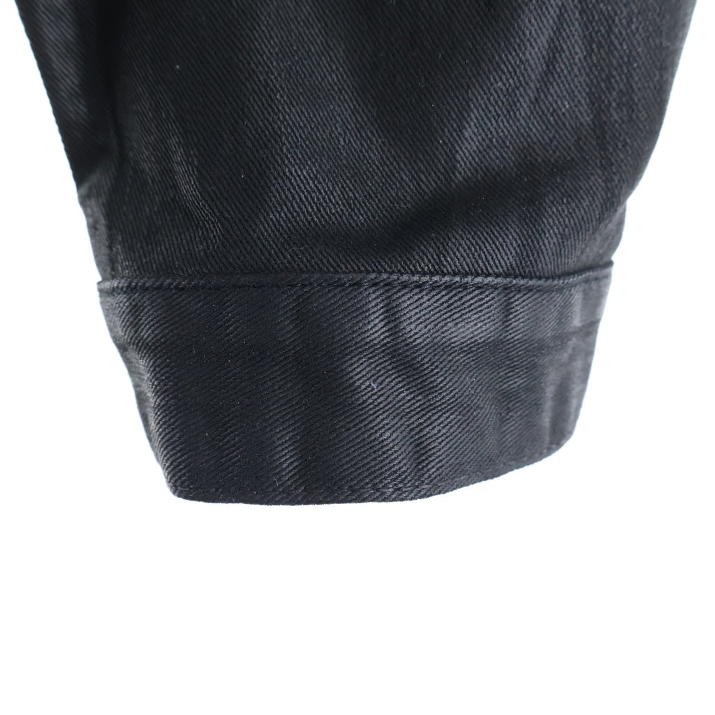 DSQUARED2(ディースクエアード) 19SS Dan Icon New Punk ペントコーティングデニムジャケット Gジャン ブラック S74AM0860