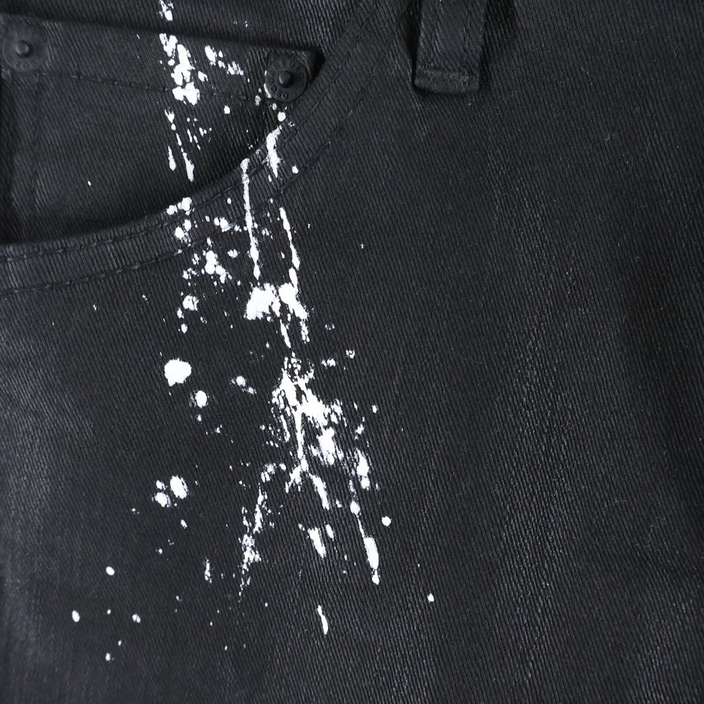 DSQUARED2(ディースクエアード) 19SS 5 Pocket Cool Guy Jeans 5ポケット クール外ジーンズ ペイントコーティングスキニーデニムパンツ ブラック S74LB0496