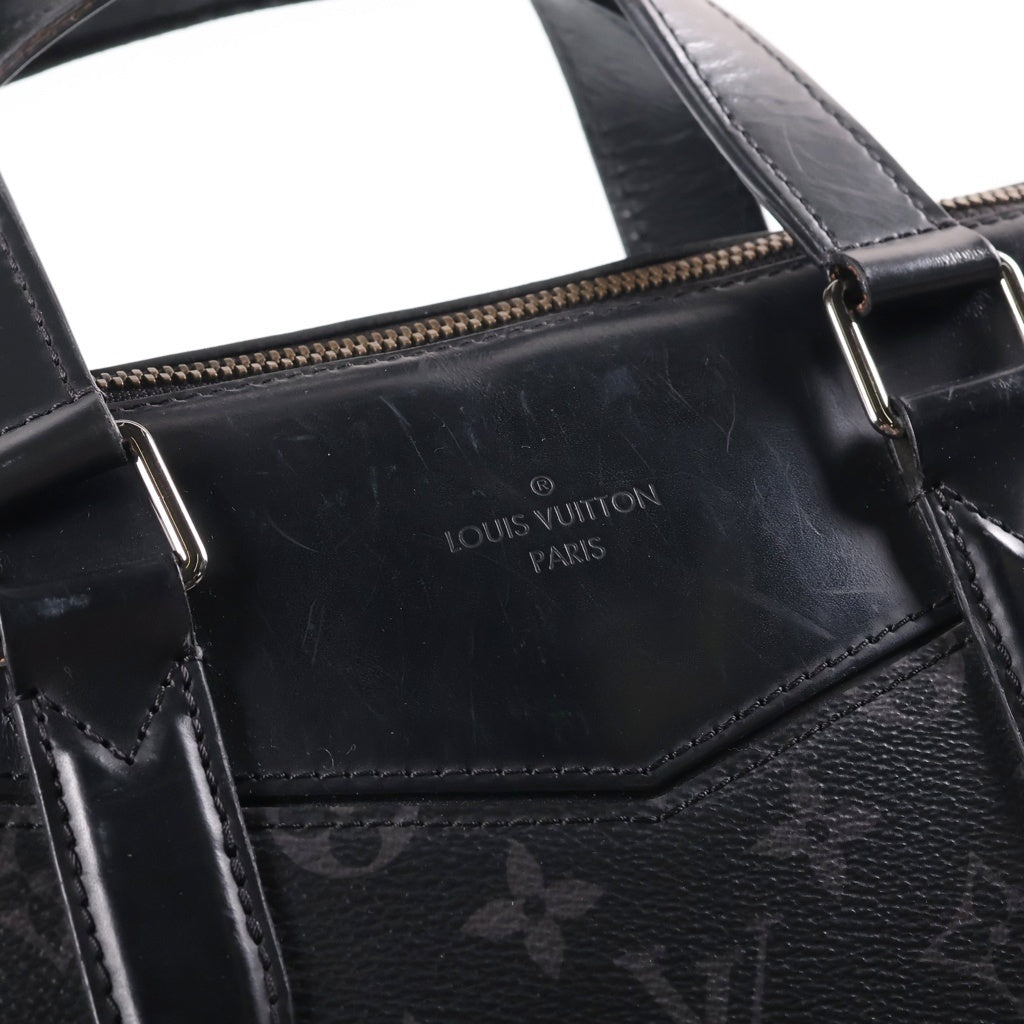 LOUIS VUITTON(ルイヴィトン) モノグラムエクリプス ブリーフケースエクスプローラー ビジネスバッグ ブラック M40566/AR4127 レディース