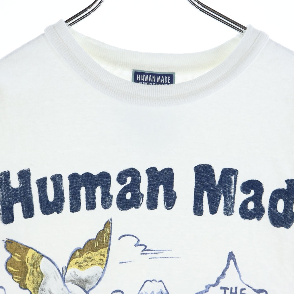 HUMAN MADE(ヒューマンメイド) 26SS GRAPHIC T-SHIRT フロントプリント 半袖 クルーネック Tシャツ ホワイト