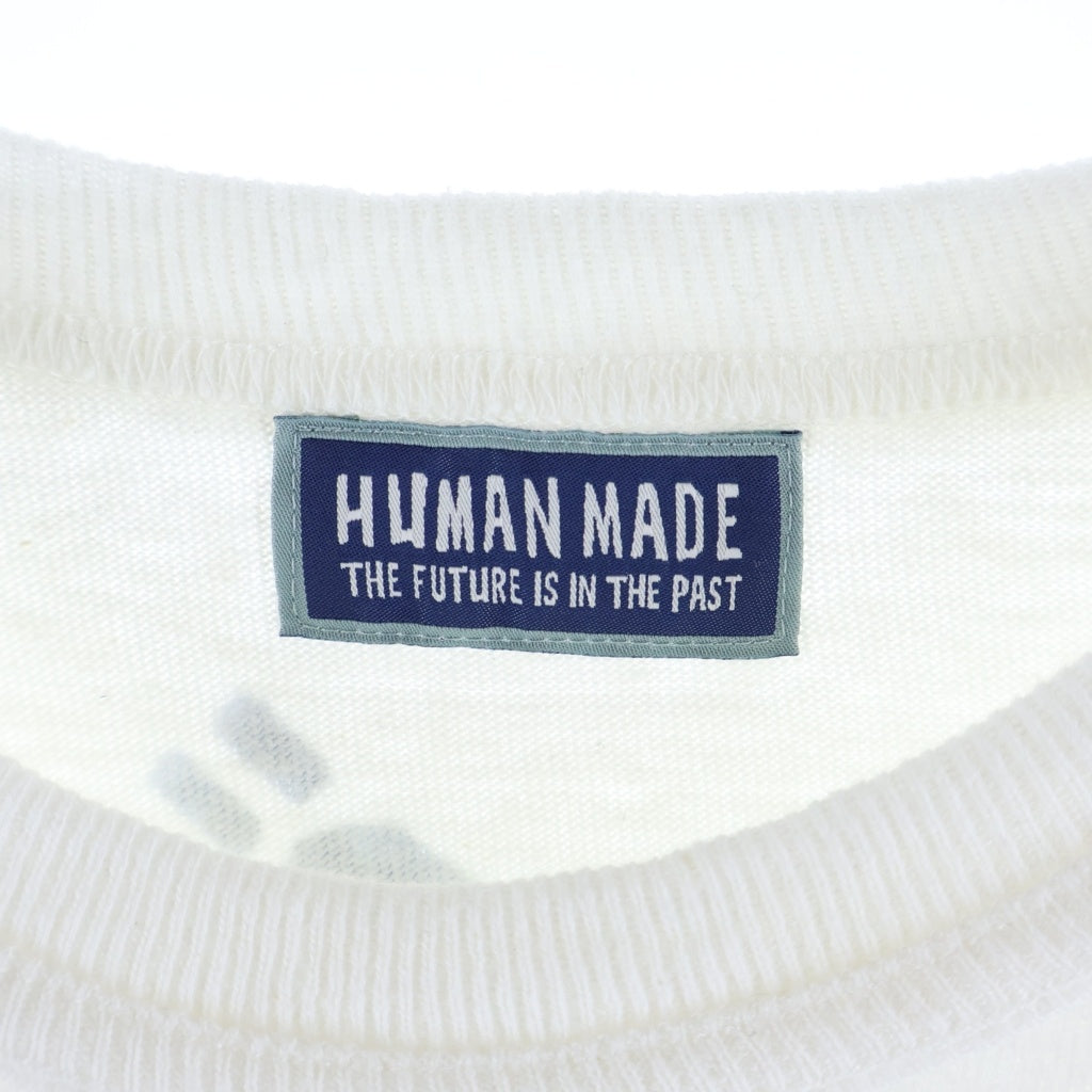 HUMAN MADE(ヒューマンメイド) 26SS GRAPHIC T-SHIRT フロントプリント 半袖 クルーネック Tシャツ ホワイト