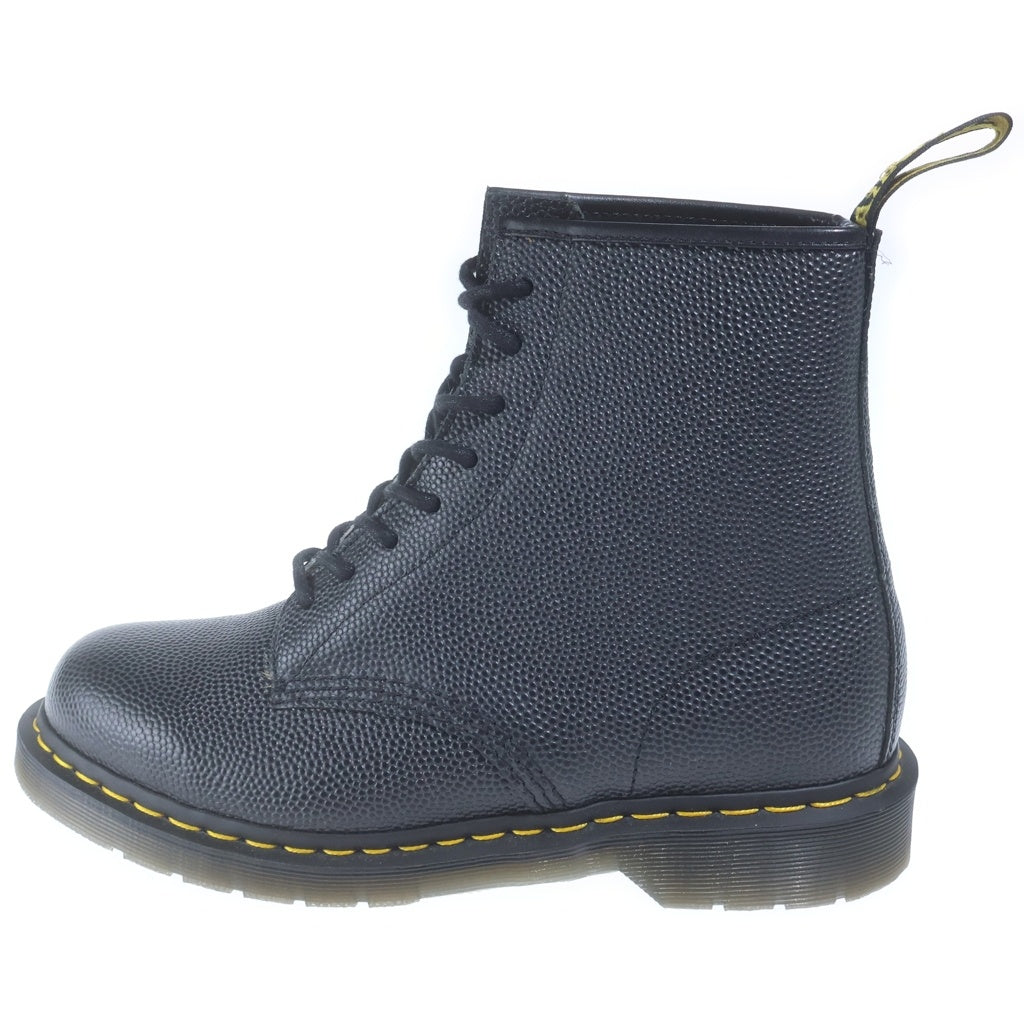 Dr.Martens(ドクターマーチン) ×STUSSY 8ホール レースアップブーツ ハラコ ブラック AW006