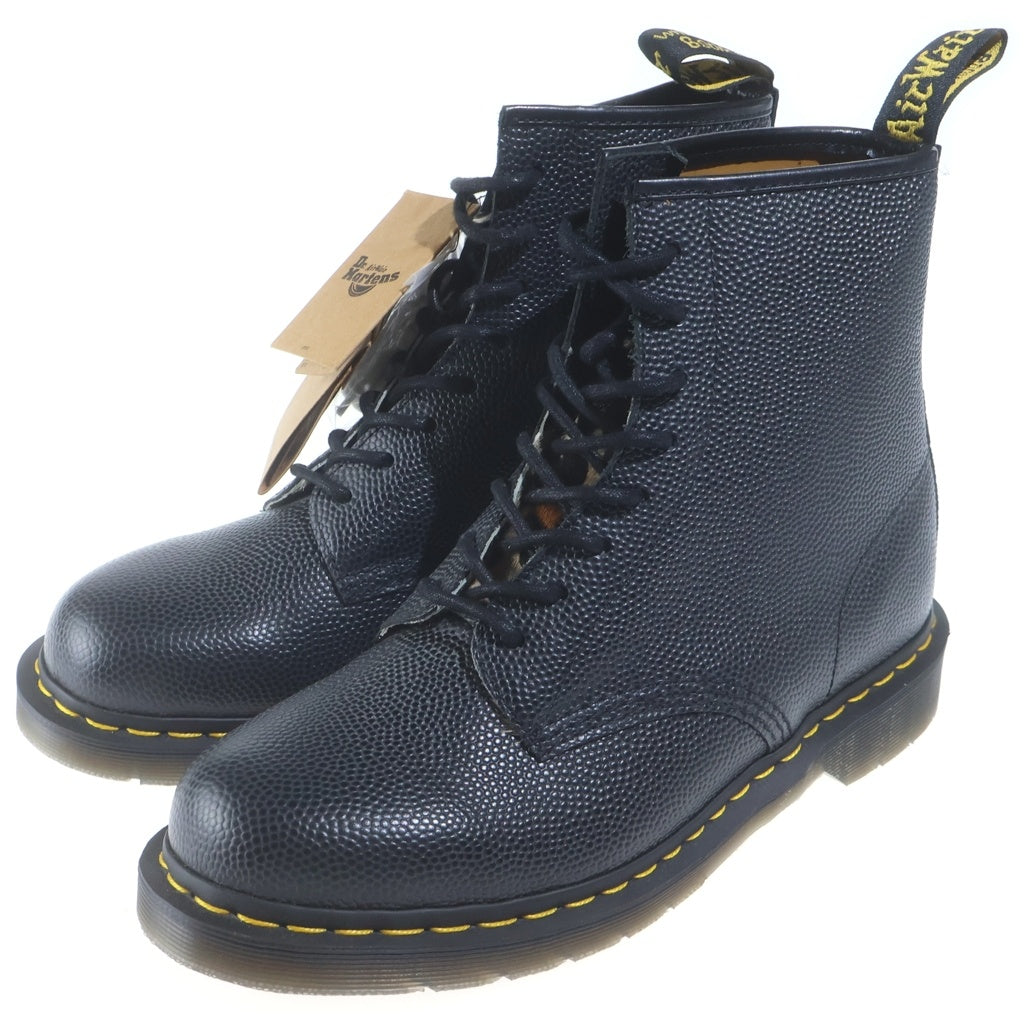 Dr.Martens(ドクターマーチン) ×STUSSY 8ホール レースアップブーツ ハラコ ブラック AW006