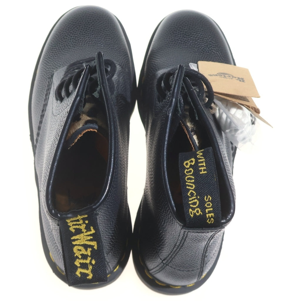 Dr.Martens(ドクターマーチン) ×STUSSY 8ホール レースアップブーツ ハラコ ブラック AW006