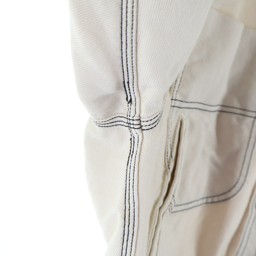 doublet(ダブレット) 20SS Heavy Twill Cut-Off Jacket ヘビーツイル カットオフ ジャケット ウール アイボリー 20SS08BL98