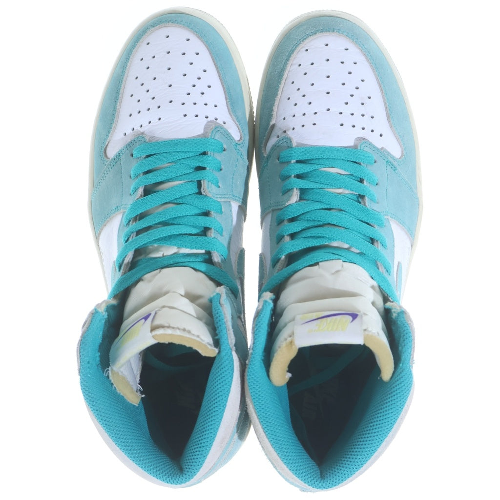 NIKE(ナイキ) AIR JORDAN1 RETRO HIGH OG 555088-311 エアジョーダン1 ターボグリーン ハイカットスニーカー ホワイト/グリーン US10/28cm