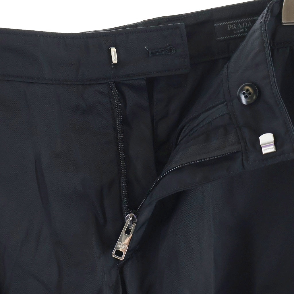 PRADA(プラダ) Re-Nylon スリム ナイロンカーゴパンツ トライアングルロゴプレート ブラック SPH130_1WQ8_F0002_S_211