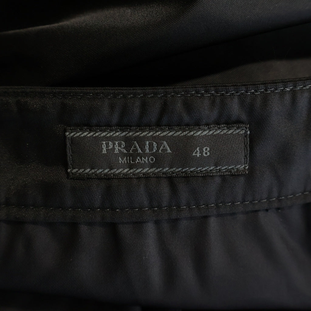 PRADA(プラダ) Re-Nylon スリム ナイロンカーゴパンツ トライアングルロゴプレート ブラック SPH130_1WQ8_F0002_S_211