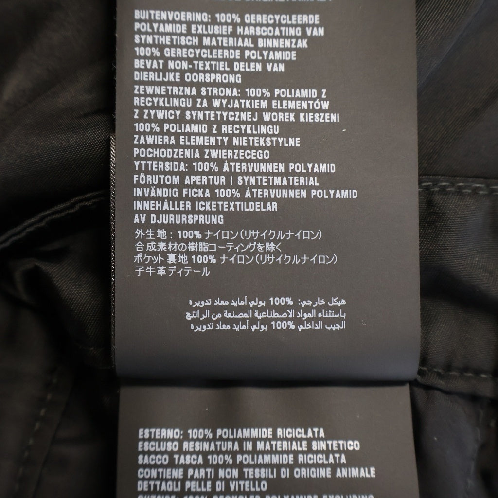 PRADA(プラダ) Re-Nylon スリム ナイロンカーゴパンツ トライアングルロゴプレート ブラック SPH130_1WQ8_F0002_S_211