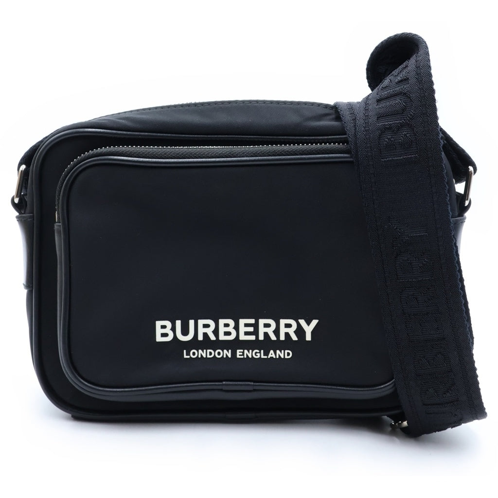 BURBERRY(バーバリー) ラバーロゴ クロスボディバッグ ショルダーバッグ ブラック 8049094 レディース