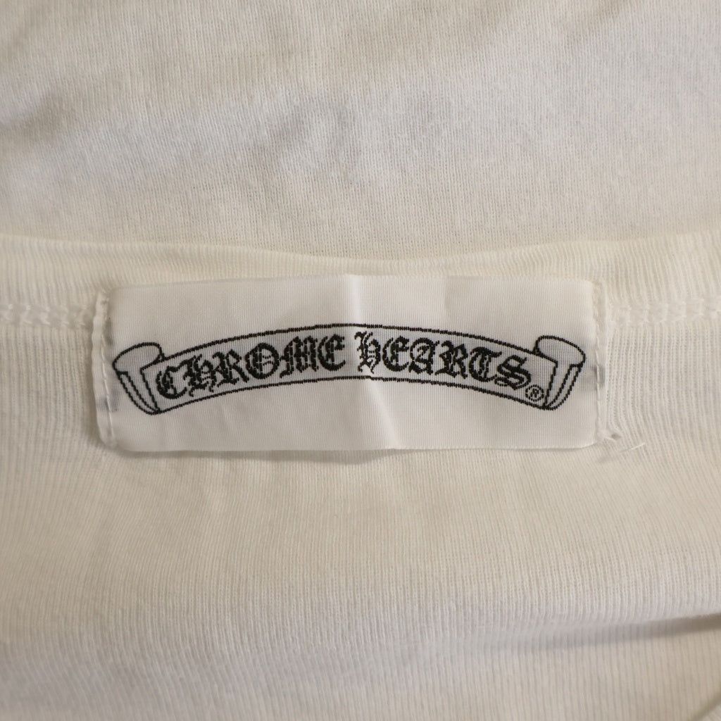 CHROME HEARTS(クロムハーツ) CH PLUSタグ付き クルーネック インナー シャツ ホワイト