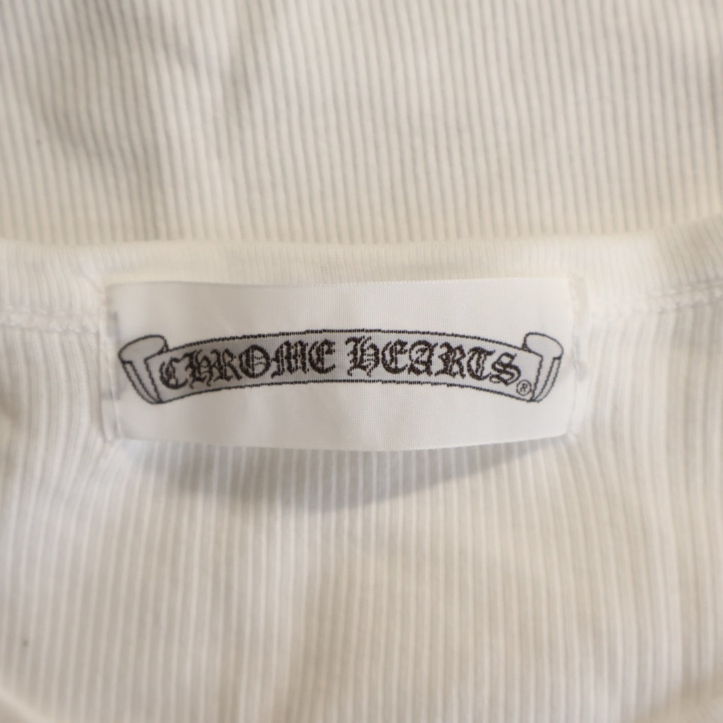 CHROME HEARTS(クロムハーツ) CH PLUSタグ付き クルーネック インナー シャツ ホワイト