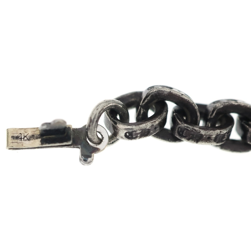 CHROME HEARTS(クロムハーツ) PAPER CHAIN 20 ペーパーチェーンネックレス 20inch ブラックロジウム シルバー