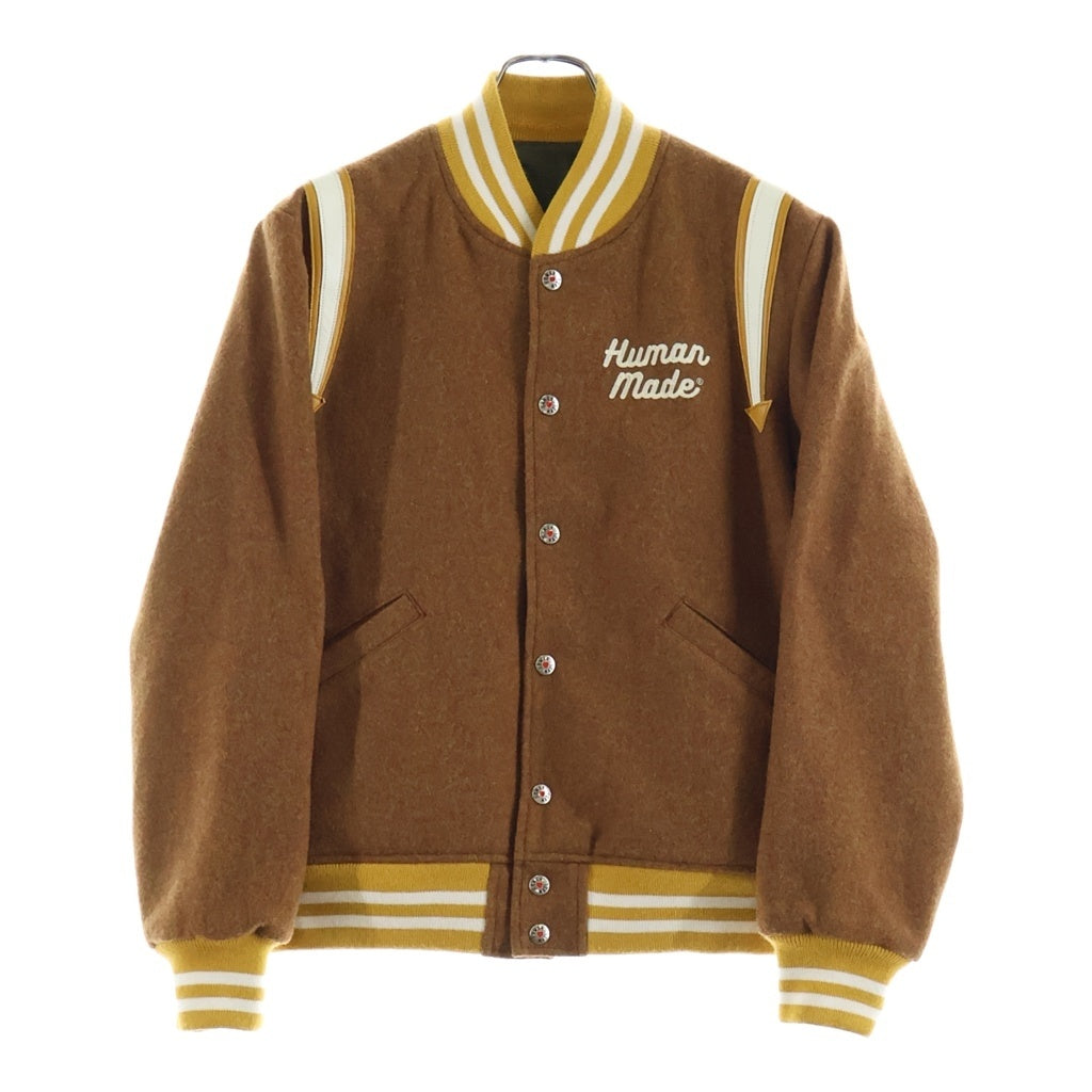 HUMAN MADE(ヒューマンメイド) 20SS Varsity Studium Jacket リバーシブル スタジャン ジャケット ブラウン