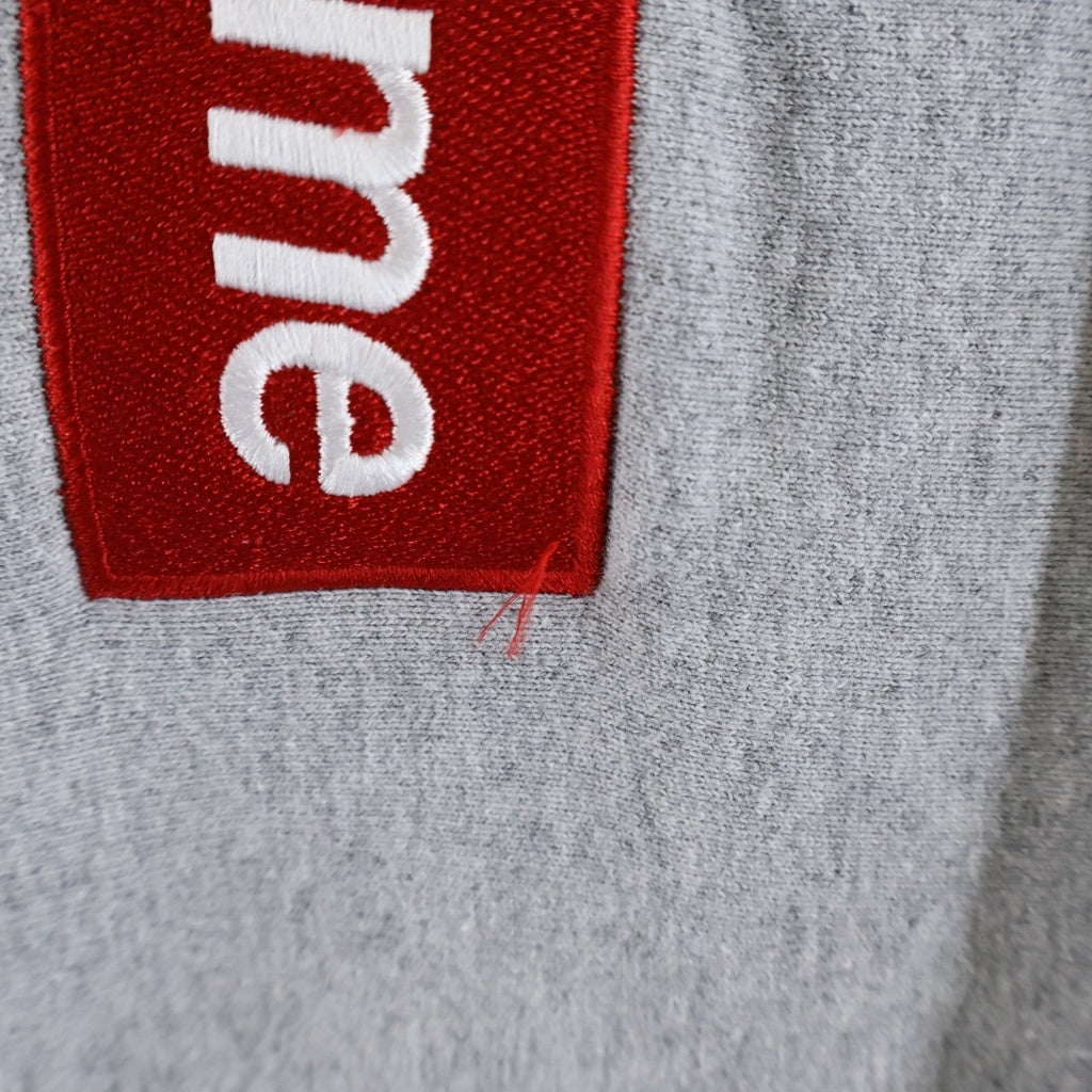 SUPREME(シュプリーム) 20AW Cross Box Logo Hooded Sweatshirt クロスボックスロゴ プルオーバーパーカー グレー