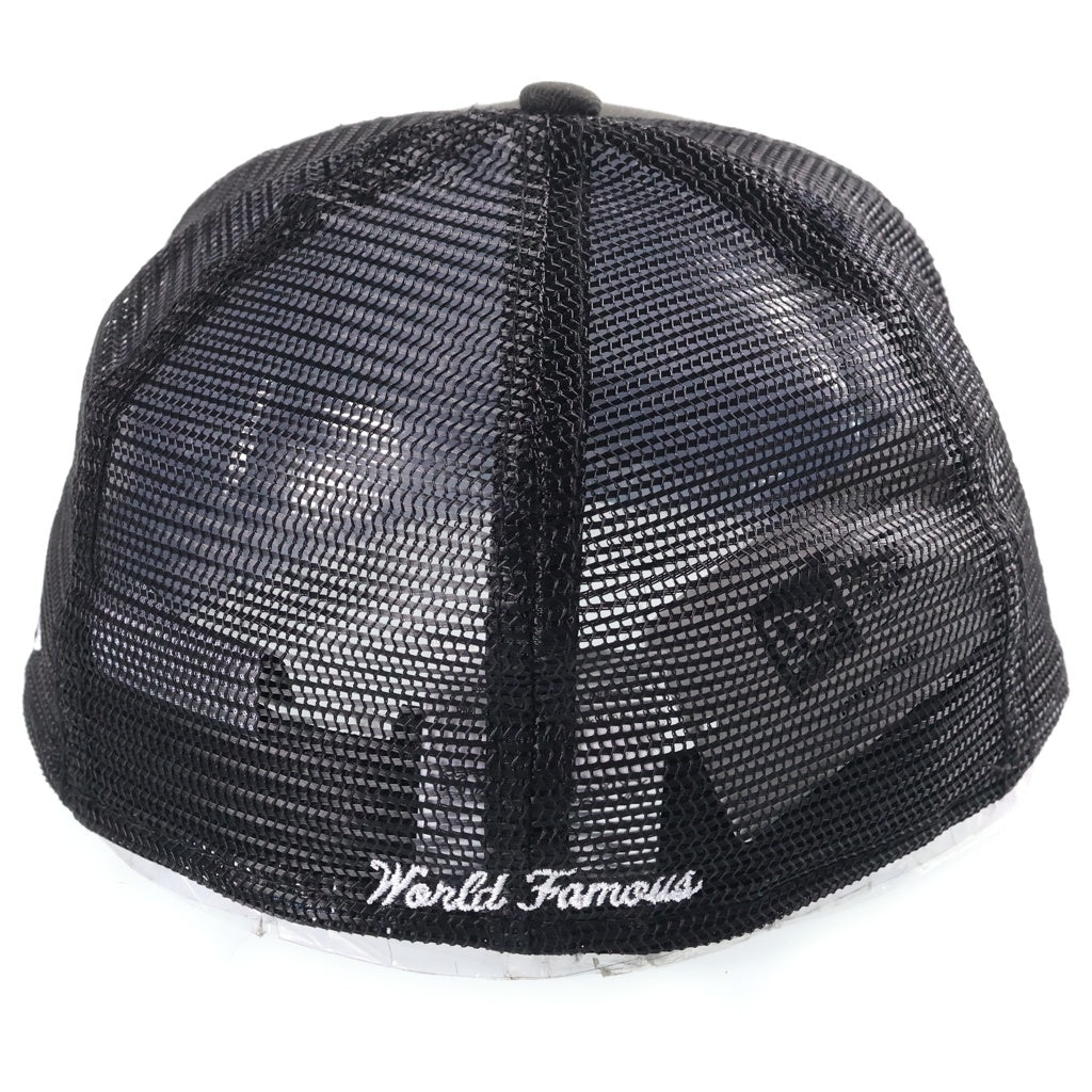 SUPREME(シュプリーム) 23SS ×NEW ERA Box Logo Mesh Back ニューエラ ボックスロゴ 6パネル メッシュベースボールキャップ 帽子 ブラック