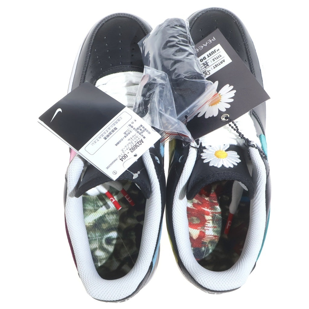NIKE(ナイキ) ×PEACEMINUSONE AIR FORCE 1 LOW 07 PARA-NOISE 3.0 BLACK AND MULTI-COLOR ピースマイナスワン エアフォース1 ローカットスニーカー US9/27cm AQ3692-004