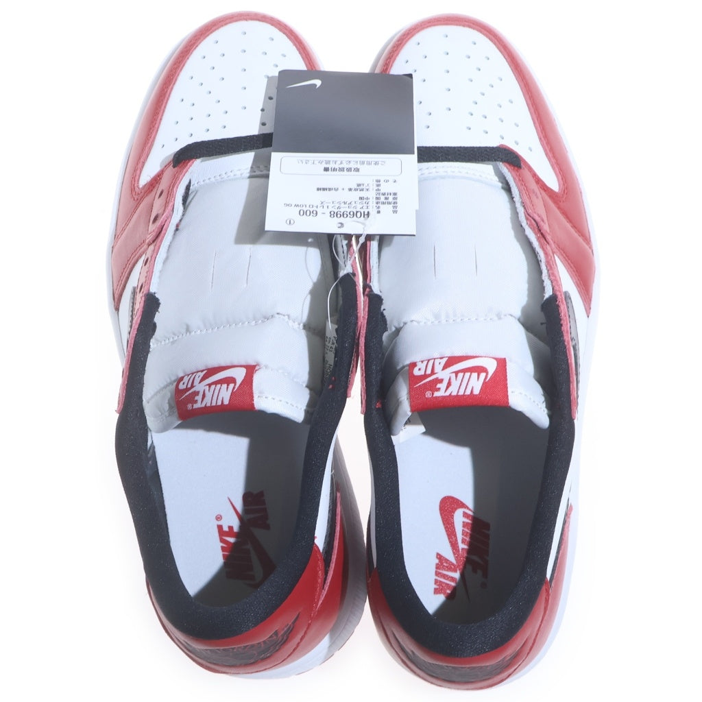NIKE(ナイキ) AIR JORDAN 1 RETRO LOW OG CHICAGO 2025 HQ6998-600 エアジョーダン1 レトロ シカゴ ローカットスニーカー レッド/ホワイト US9.5/27.5cm