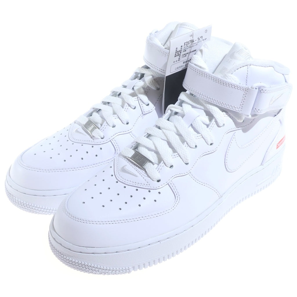 SUPREME(シュプリーム) AIR FORCE 1 MID SP シュプリーム エアフォース1 ミッドカットスニーカー ホワイト US9/27cm FZ8784-100