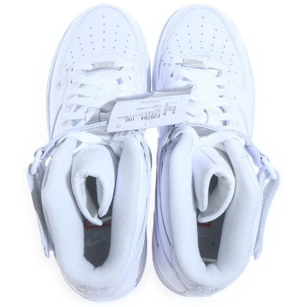 SUPREME(シュプリーム) AIR FORCE 1 MID SP シュプリーム エアフォース1 ミッドカットスニーカー ホワイト US9/27cm FZ8784-100
