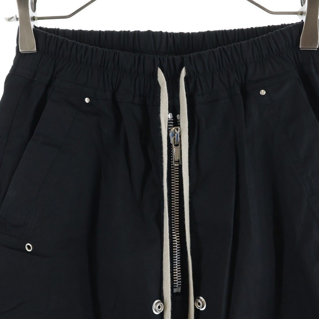 Rick Owens(リックオウエンス) 25AW WIDE BELA PANTS ワイドベラ コットン ワイドパンツ ブラック RU02E1366-TE