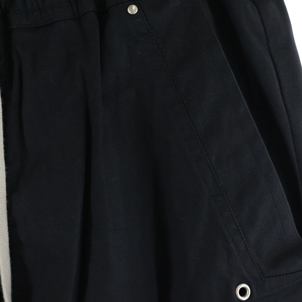 Rick Owens(リックオウエンス) 25AW WIDE BELA PANTS ワイドベラ コットン ワイドパンツ ブラック RU02E1366-TE