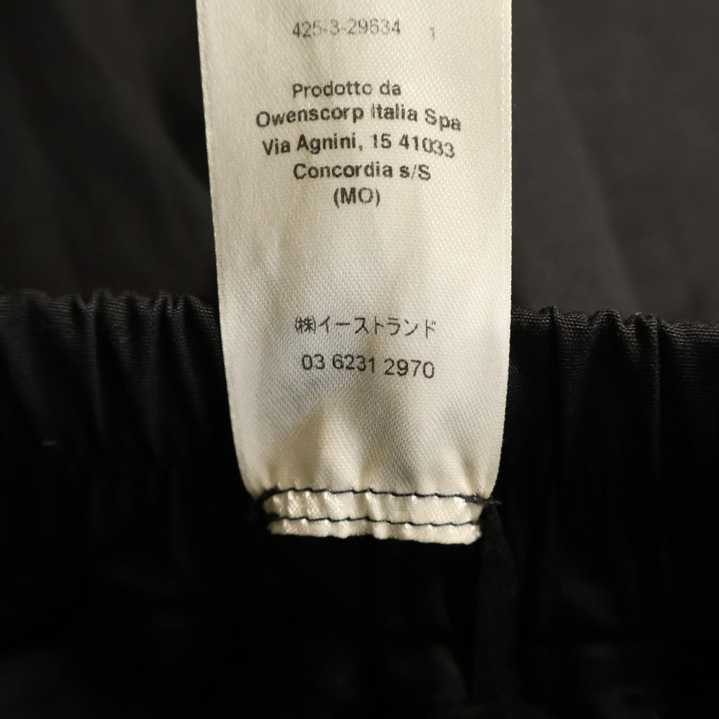 Rick Owens(リックオウエンス) 25AW WIDE BELA PANTS ワイドベラ コットン ワイドパンツ ブラック RU02E1366-TE