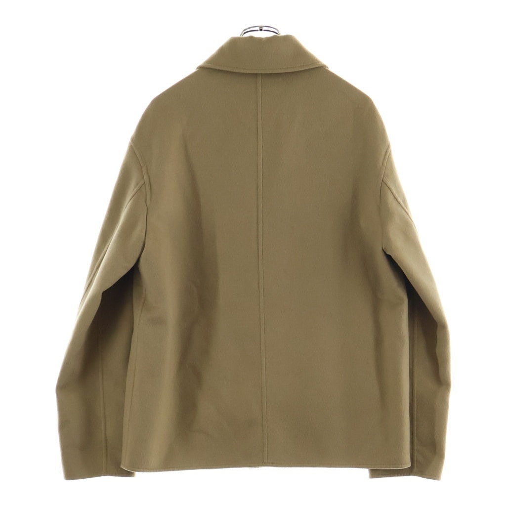 LOEWE(ロエベ) アナグラム レザーパッチ カシミア混 ブルゾンジャケット ベージュ H526Y02W14