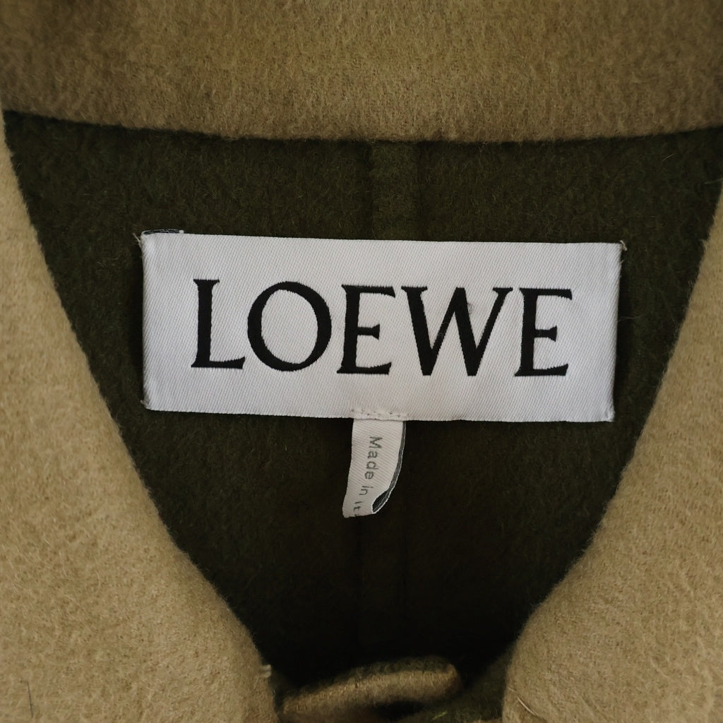 LOEWE(ロエベ) アナグラム レザーパッチ カシミア混 ブルゾンジャケット ベージュ H526Y02W14