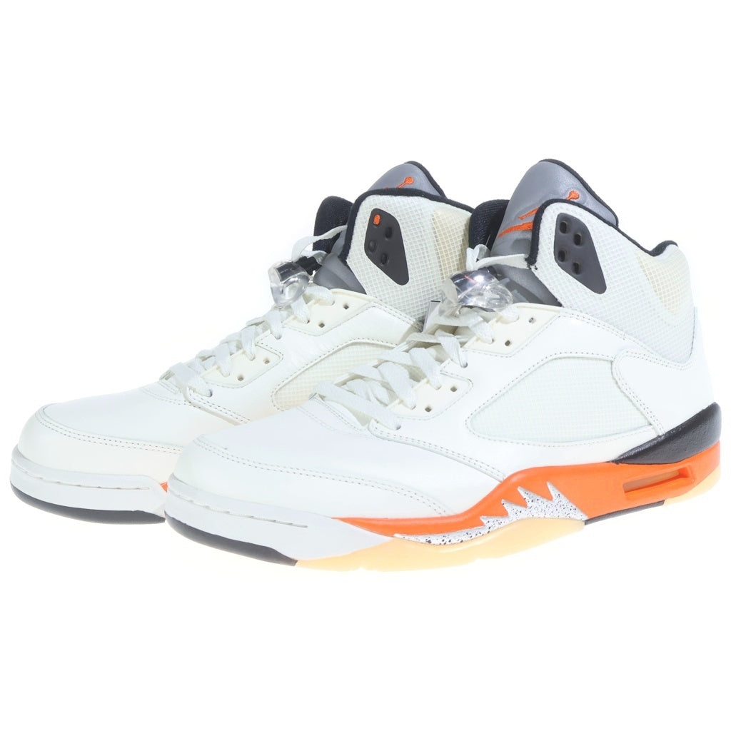 NIKE(ナイキ) AIR JORDAN 5 ORANGE BLAZE エアジョーダン5 オレンジ ブレイズ ミッドカットスニーカー ホワイト US12/30cm DC1060-100