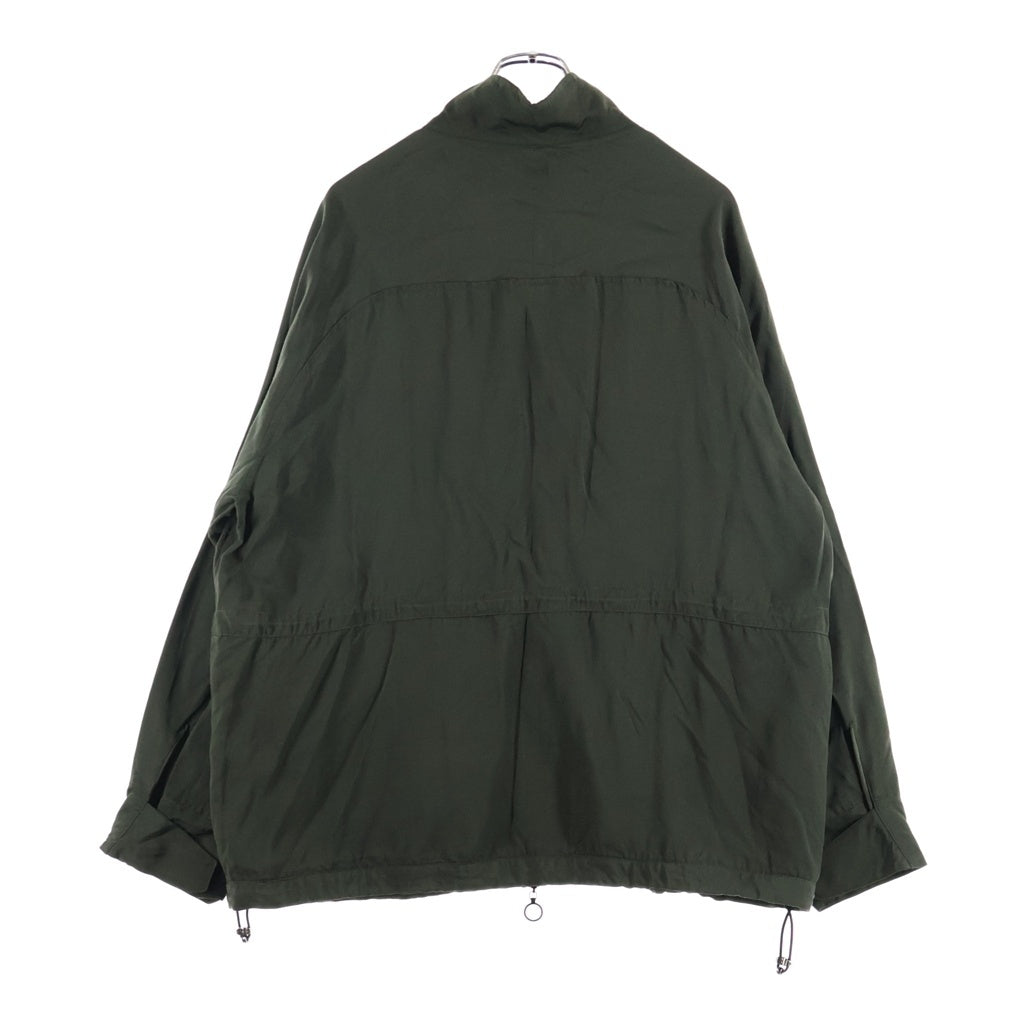 MAATEE&SONS(マーティーアンドサンズ) 25SS FULL ZIP ANORAK MT5103-0902 ジップアップ シルク混 ジャケット カーキ